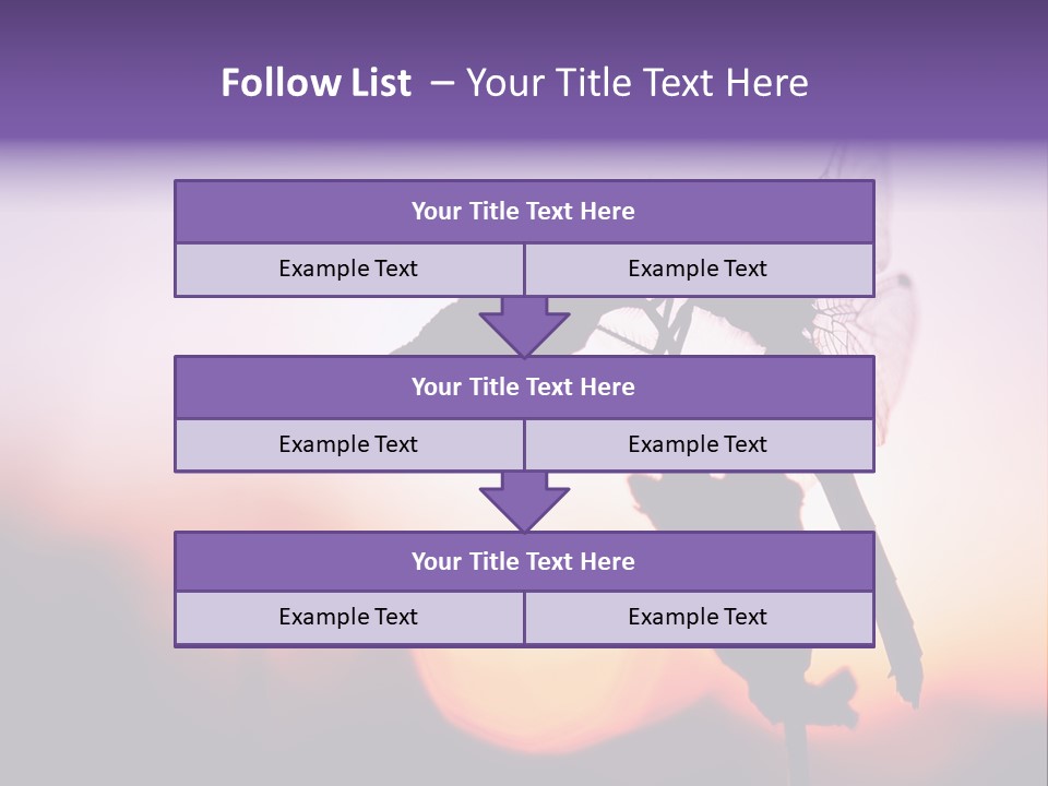 Dragonfly Protection Sleep PowerPoint Template