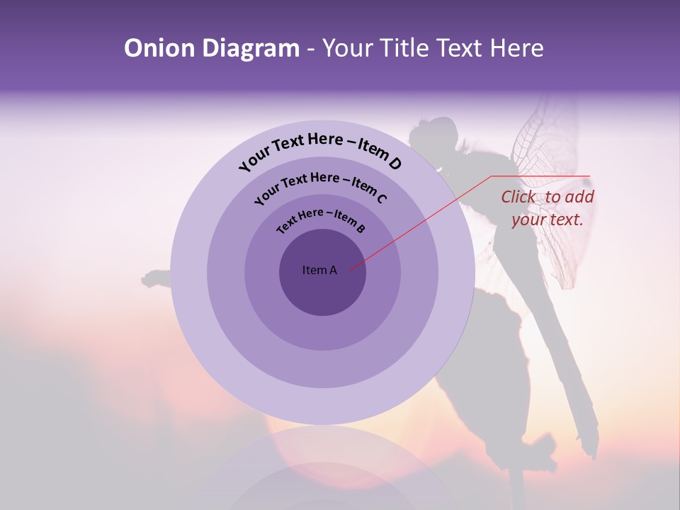 Dragonfly Protection Sleep PowerPoint Template