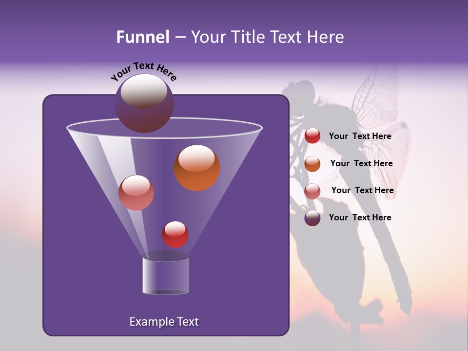 Dragonfly Protection Sleep PowerPoint Template