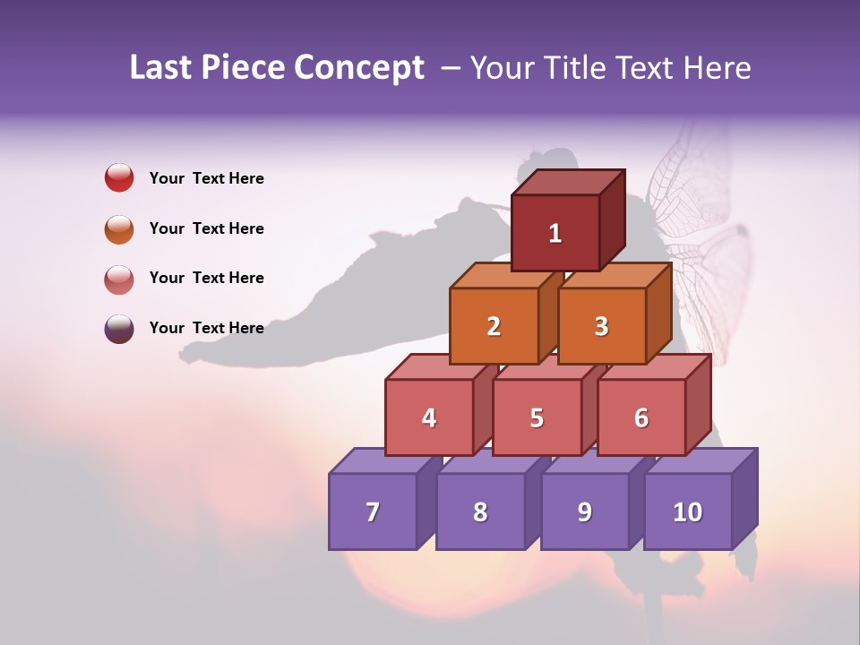 Dragonfly Protection Sleep PowerPoint Template