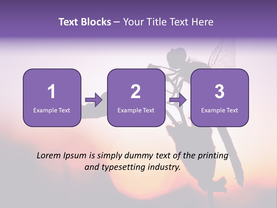 Dragonfly Protection Sleep PowerPoint Template