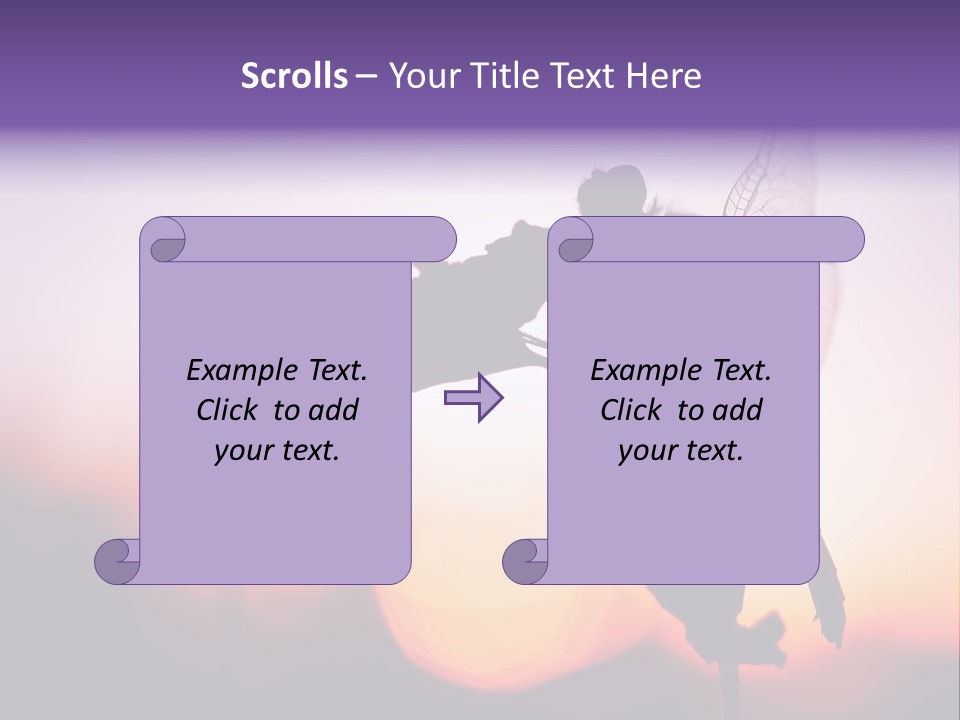 Dragonfly Protection Sleep PowerPoint Template