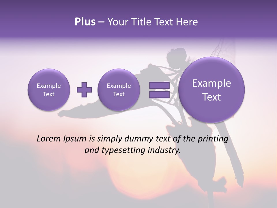 Dragonfly Protection Sleep PowerPoint Template