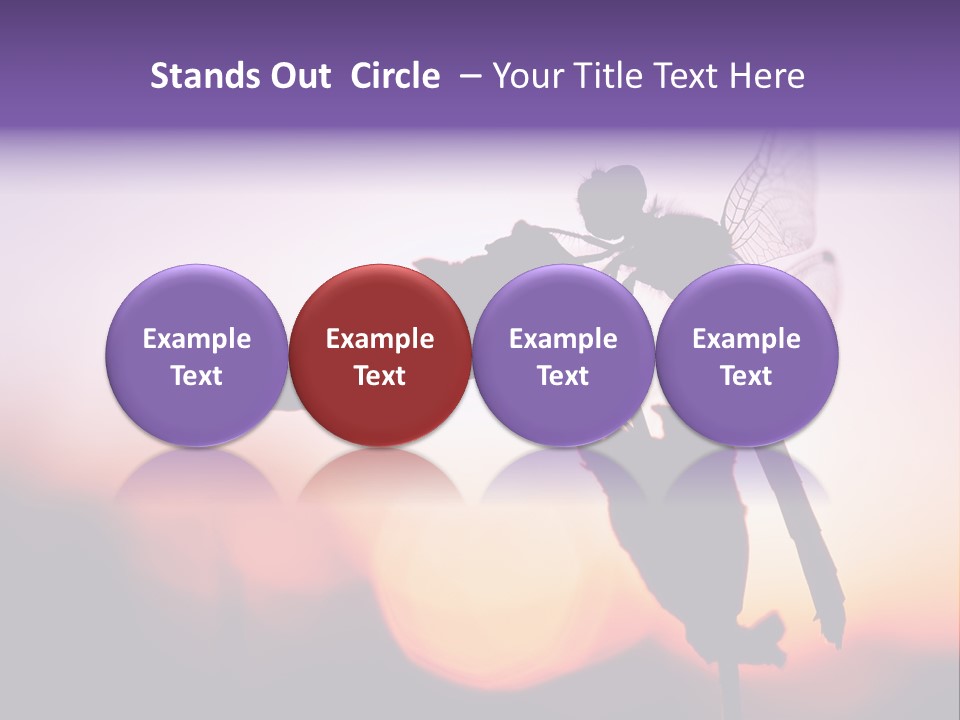 Dragonfly Protection Sleep PowerPoint Template