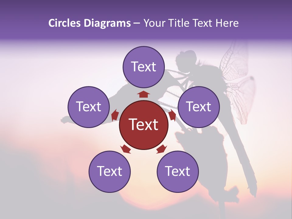 Dragonfly Protection Sleep PowerPoint Template