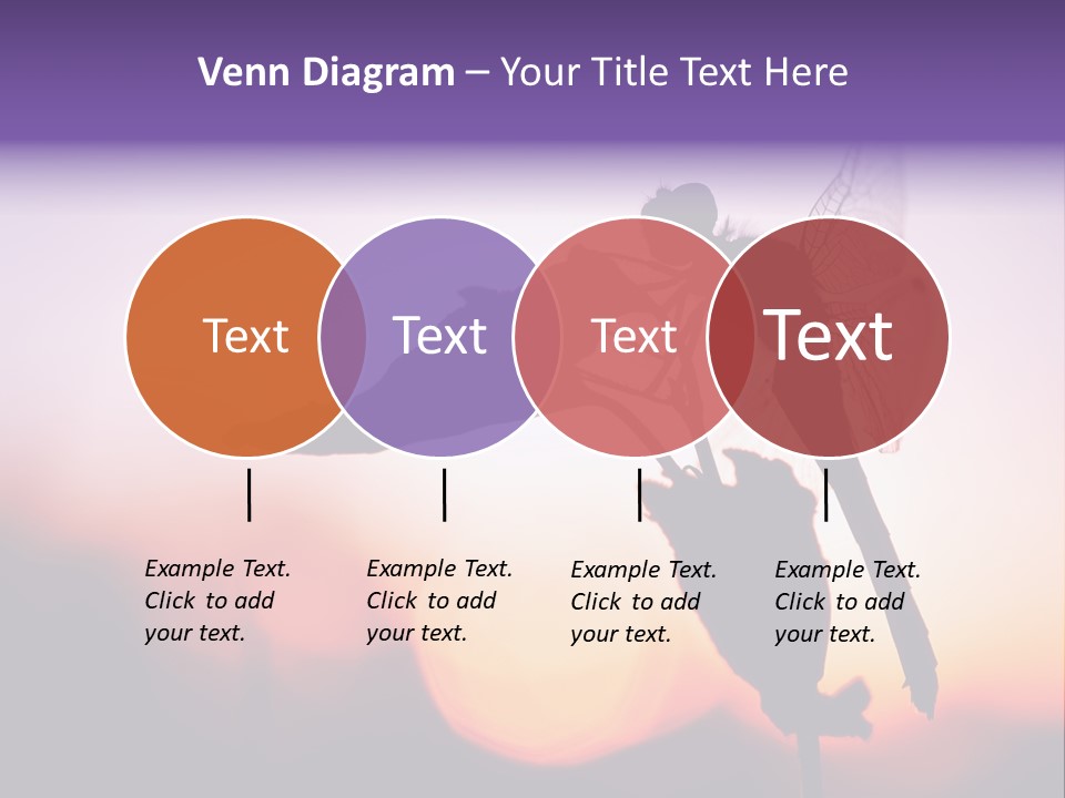 Dragonfly Protection Sleep PowerPoint Template