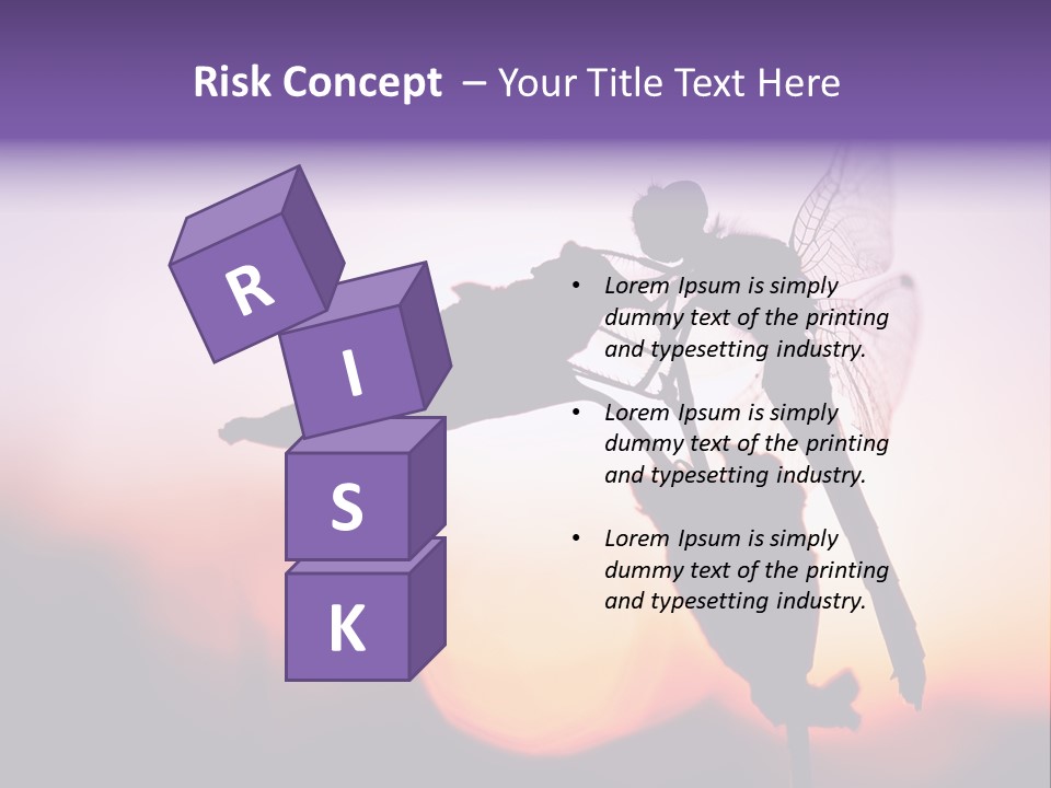 Dragonfly Protection Sleep PowerPoint Template