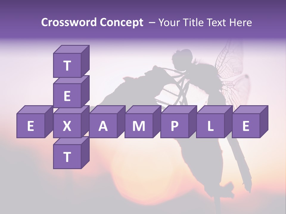 Dragonfly Protection Sleep PowerPoint Template