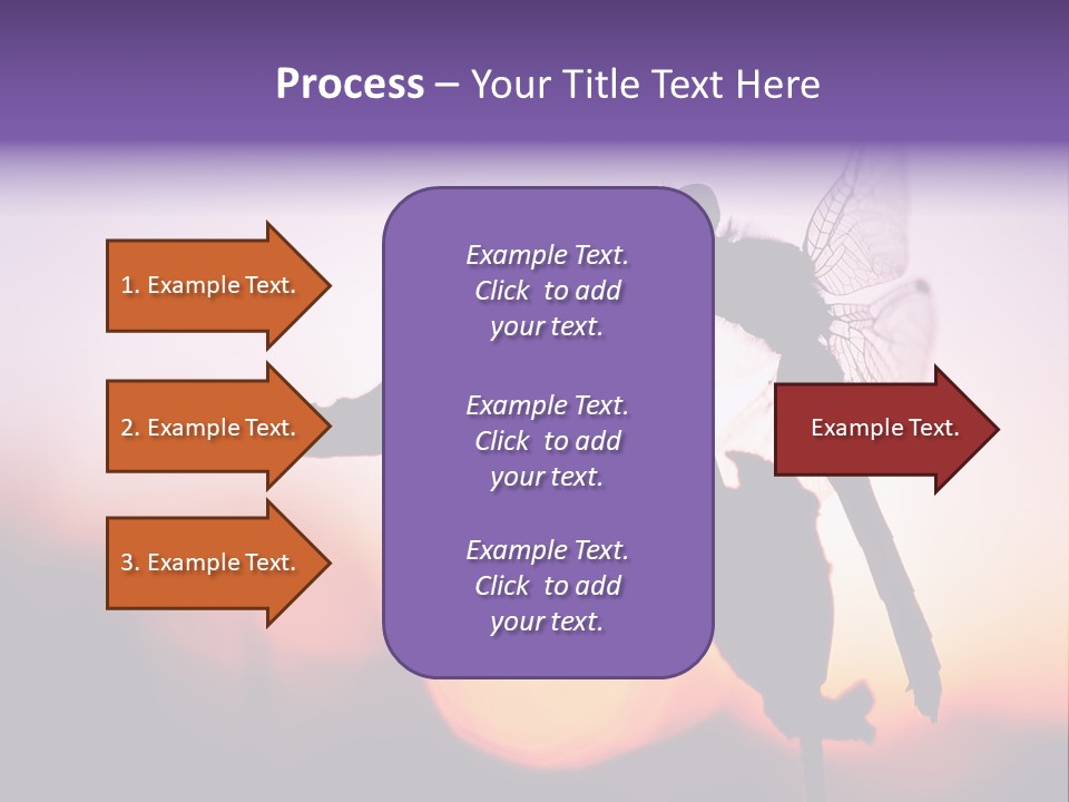 Dragonfly Protection Sleep PowerPoint Template
