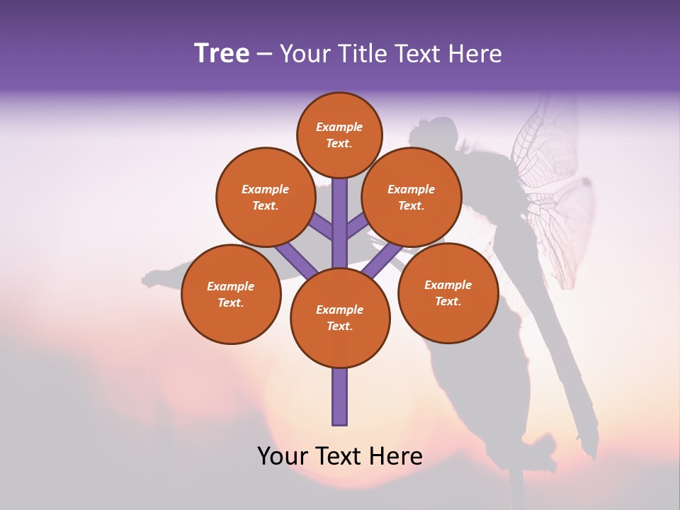 Dragonfly Protection Sleep PowerPoint Template