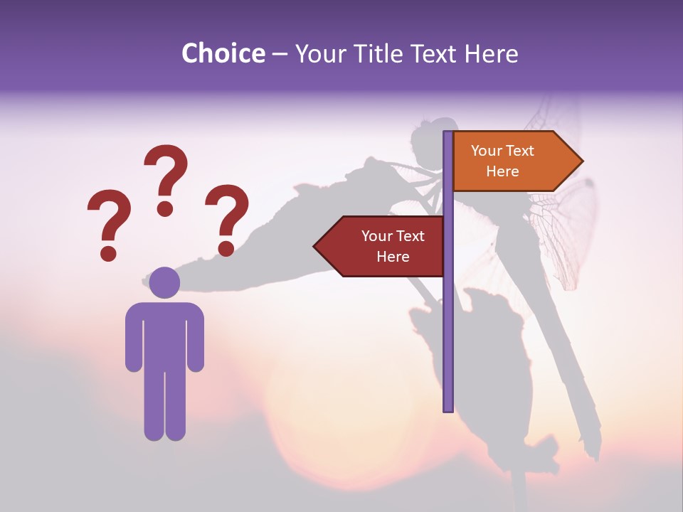 Dragonfly Protection Sleep PowerPoint Template