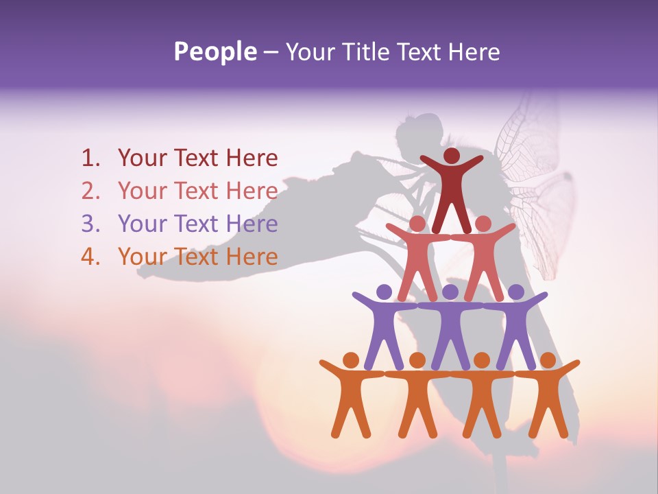 Dragonfly Protection Sleep PowerPoint Template