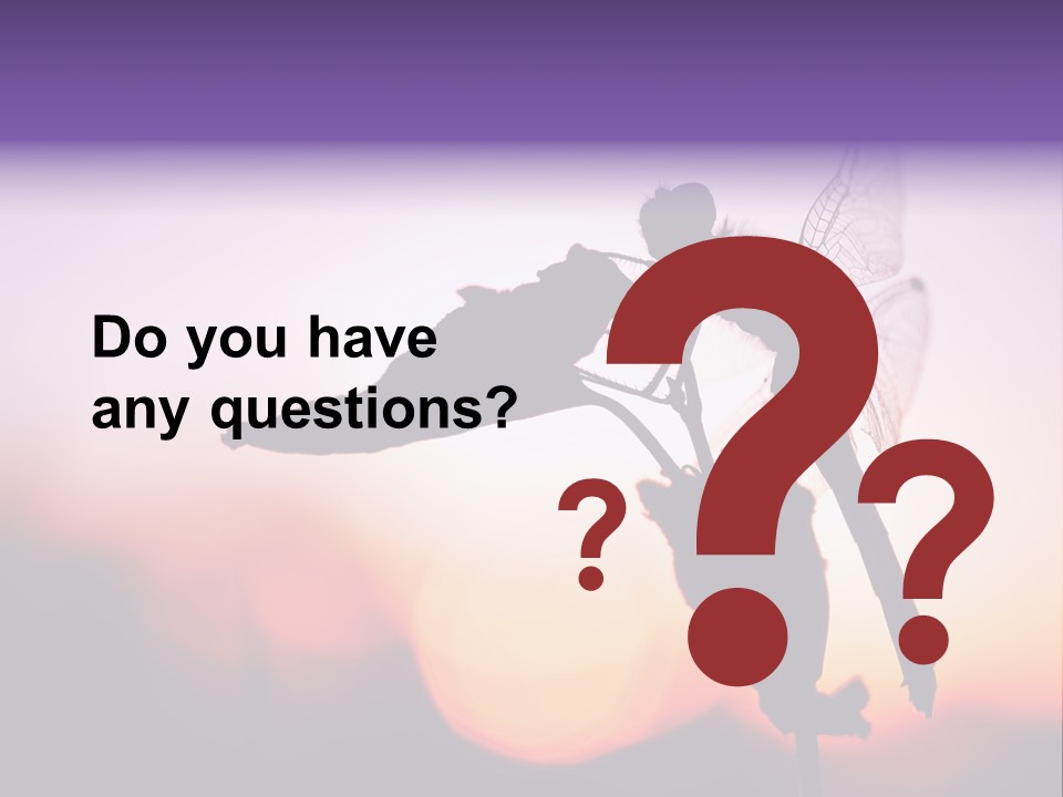 Dragonfly Protection Sleep PowerPoint Template