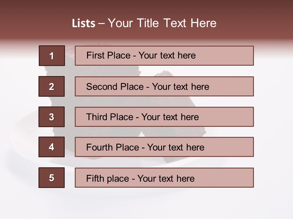 Slice Diet Glass PowerPoint Template