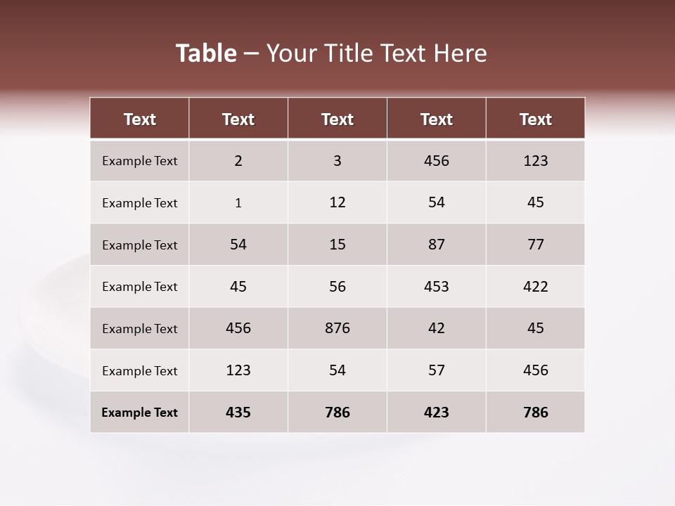 Slice Diet Glass PowerPoint Template