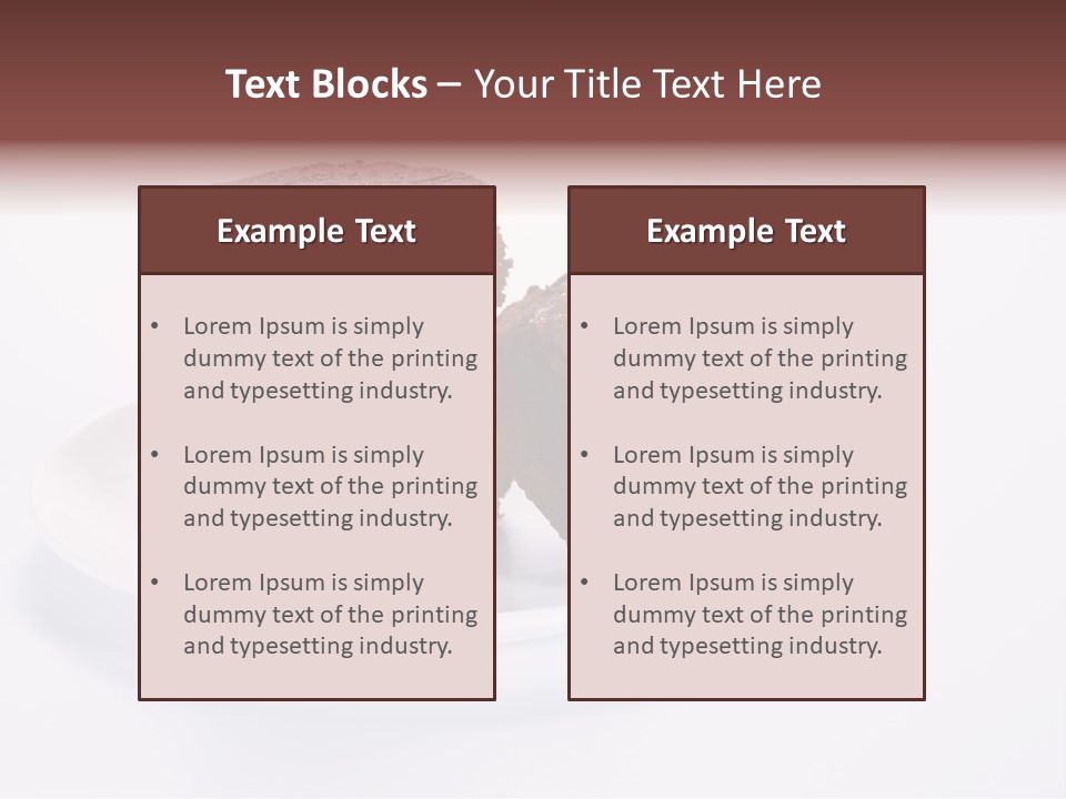 Slice Diet Glass PowerPoint Template