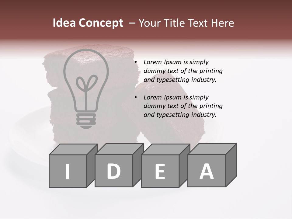 Slice Diet Glass PowerPoint Template