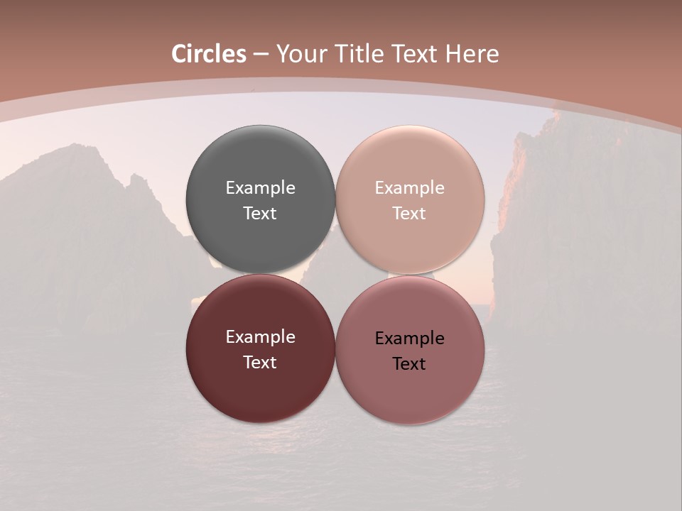 Arch Beach Formation PowerPoint Template