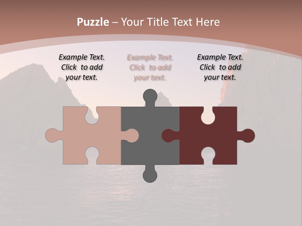 Arch Beach Formation PowerPoint Template