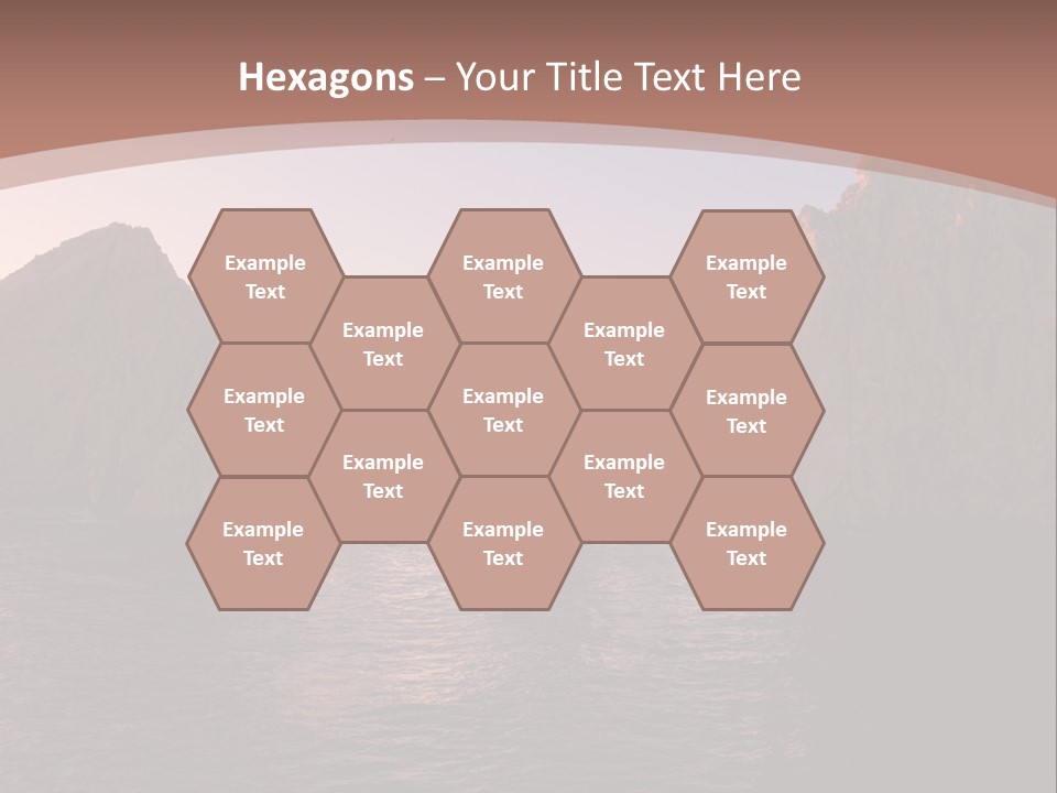Arch Beach Formation PowerPoint Template