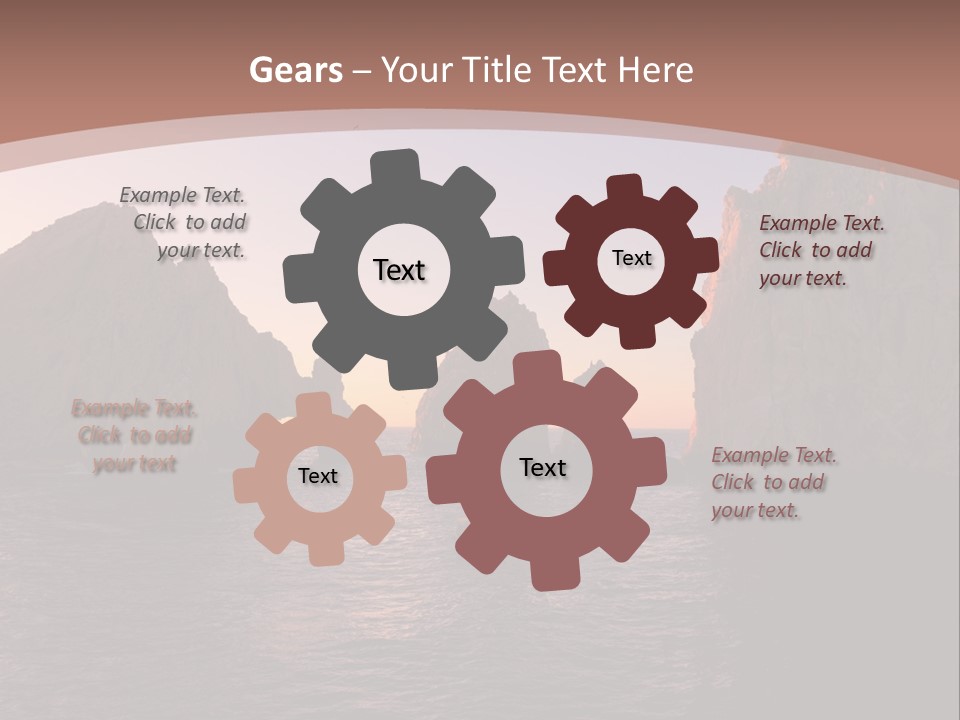 Arch Beach Formation PowerPoint Template