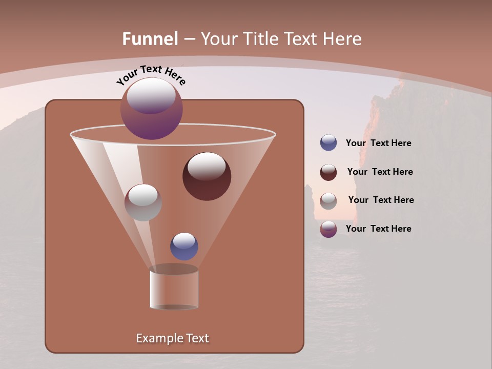 Arch Beach Formation PowerPoint Template