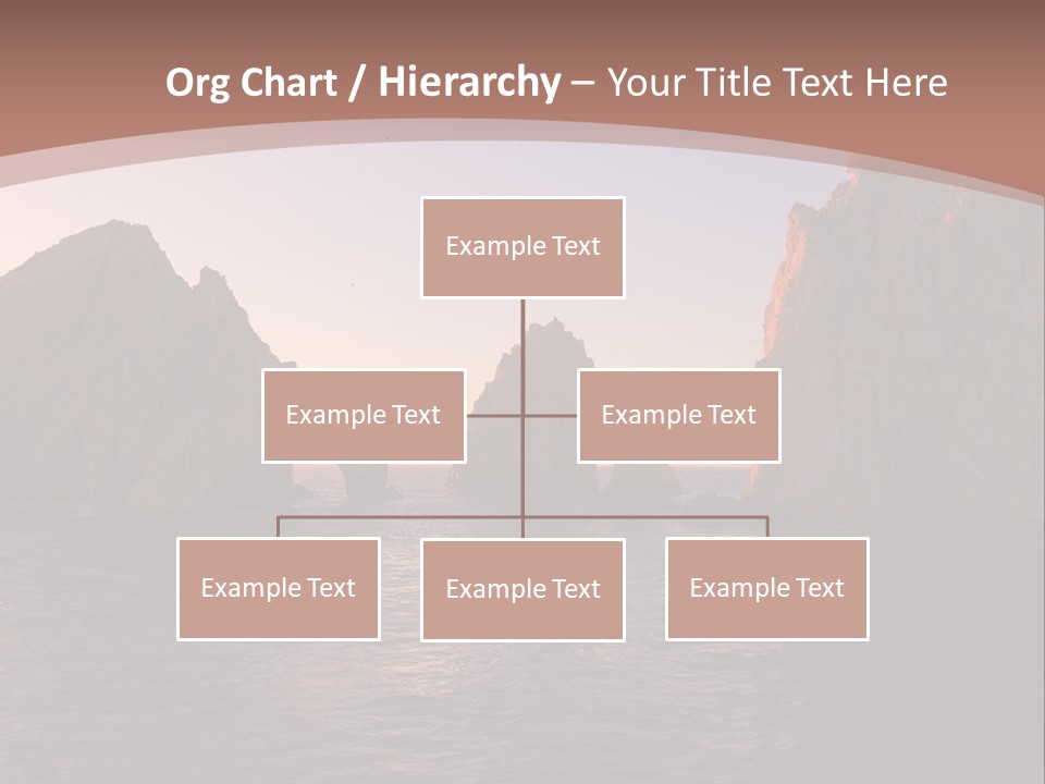 Arch Beach Formation PowerPoint Template