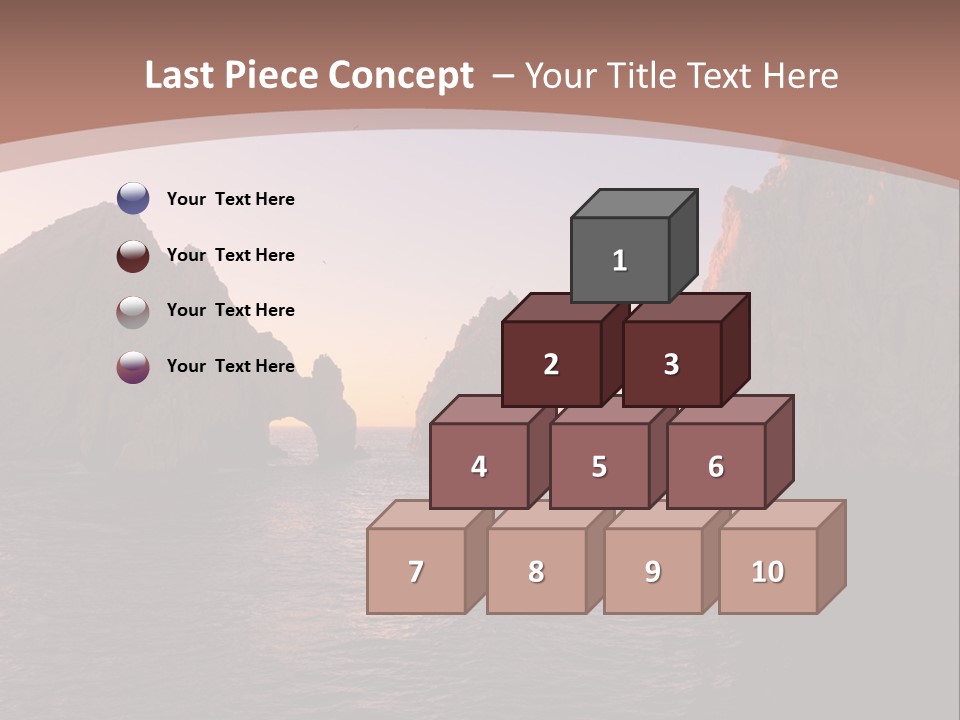 Arch Beach Formation PowerPoint Template
