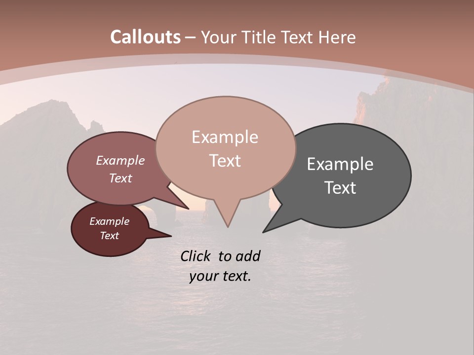Arch Beach Formation PowerPoint Template