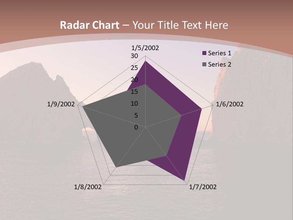 Arch Beach Formation PowerPoint Template