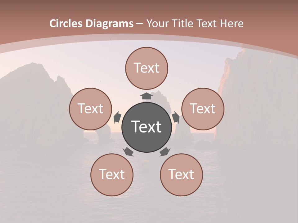 Arch Beach Formation PowerPoint Template