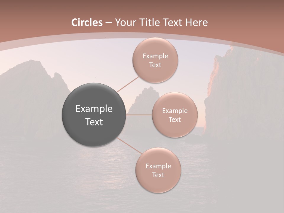 Arch Beach Formation PowerPoint Template