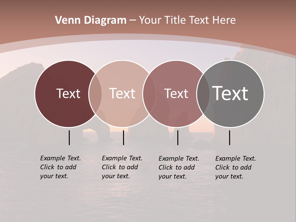 Arch Beach Formation PowerPoint Template