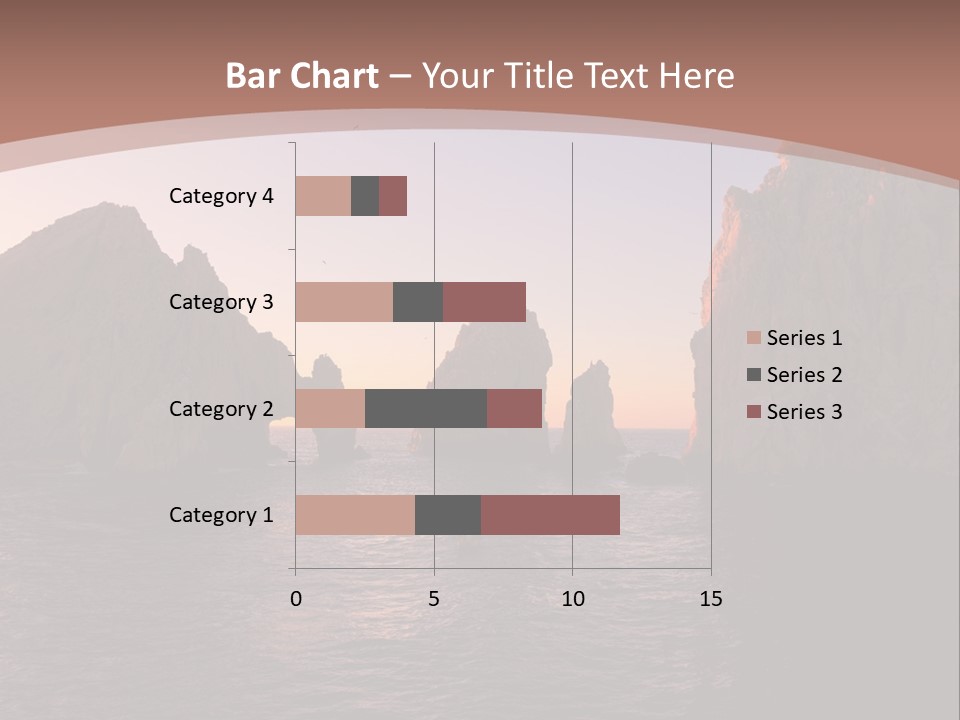 Arch Beach Formation PowerPoint Template