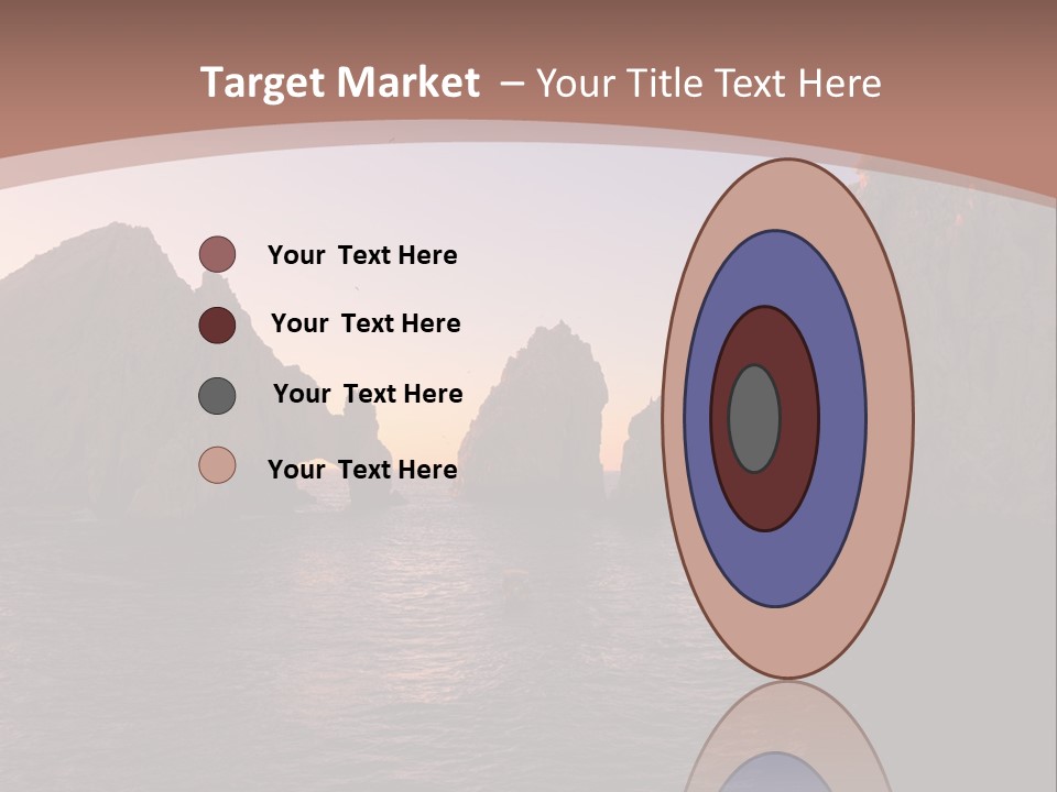 Arch Beach Formation PowerPoint Template