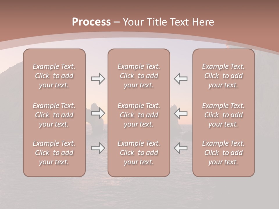 Arch Beach Formation PowerPoint Template