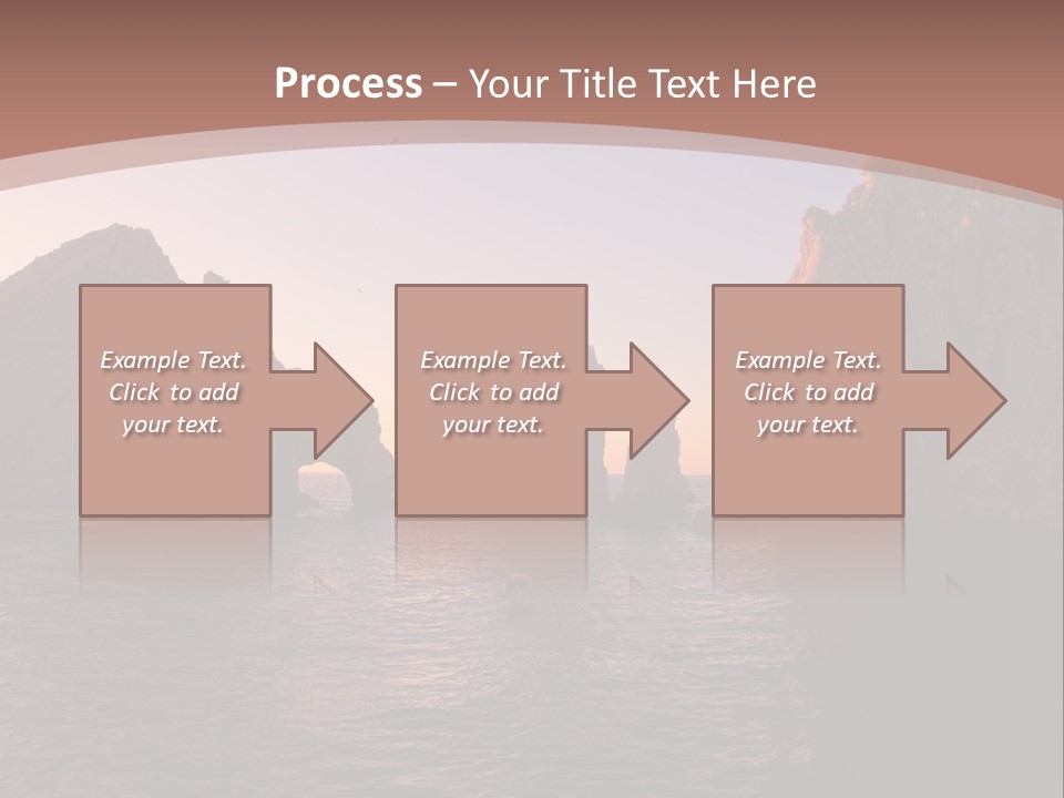 Arch Beach Formation PowerPoint Template