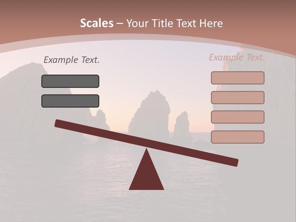 Arch Beach Formation PowerPoint Template