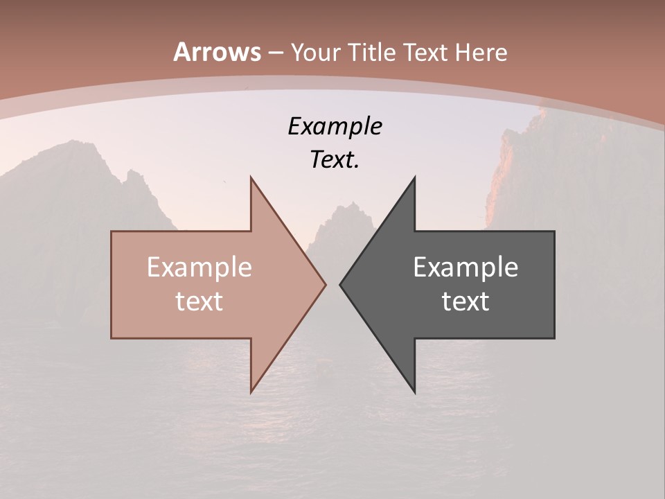 Arch Beach Formation PowerPoint Template