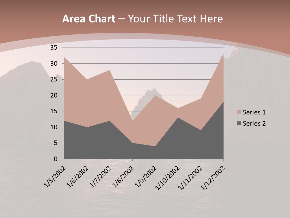 Arch Beach Formation PowerPoint Template