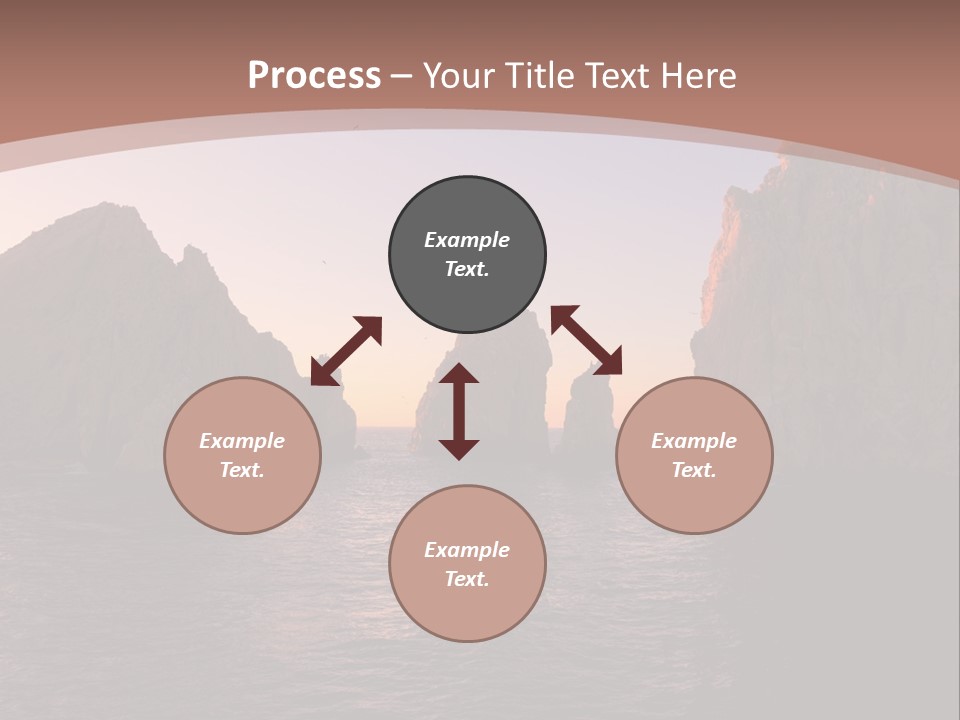 Arch Beach Formation PowerPoint Template