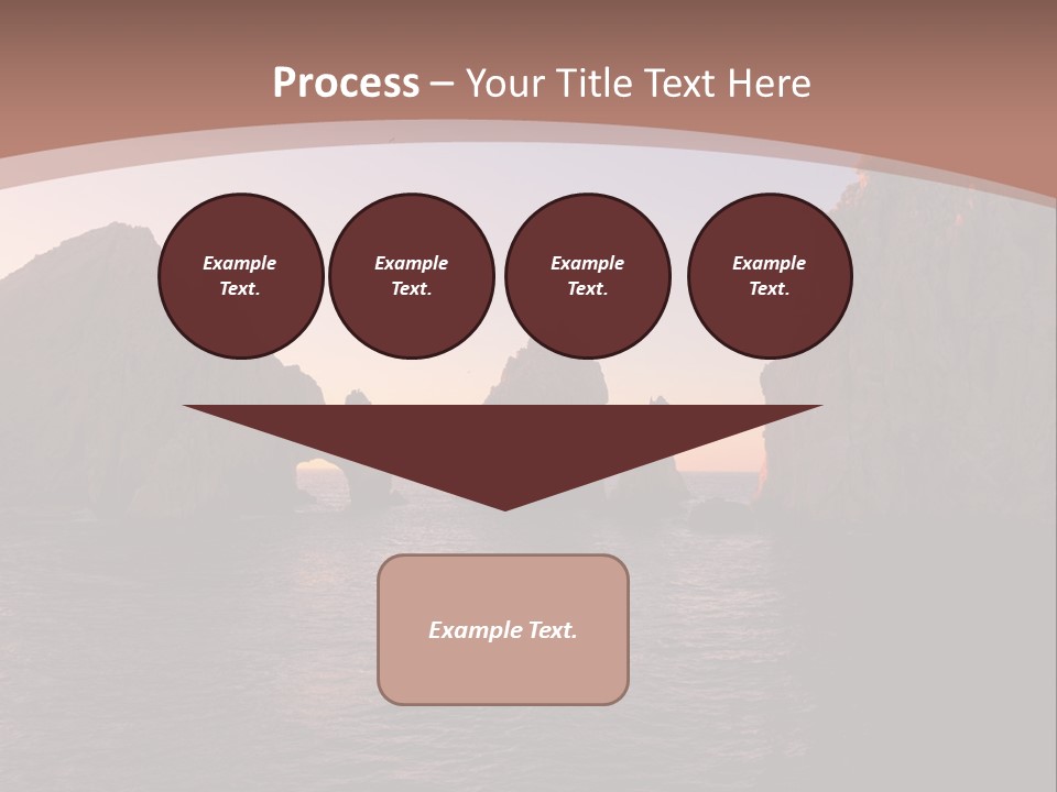 Arch Beach Formation PowerPoint Template