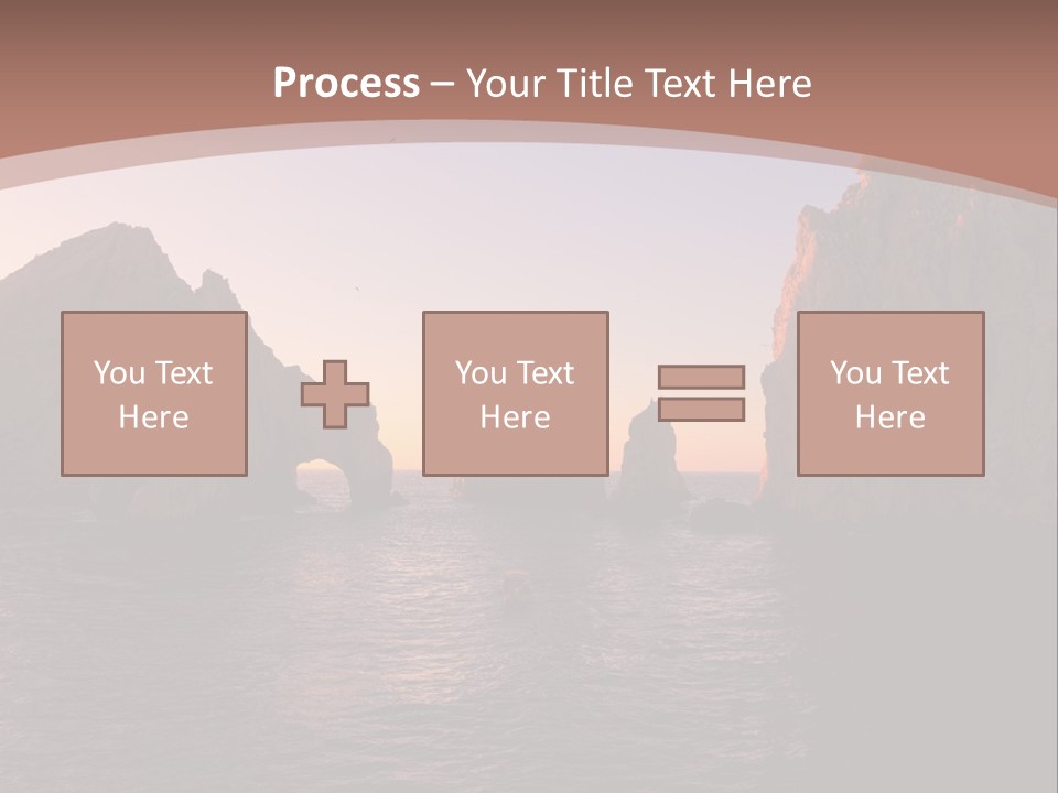 Arch Beach Formation PowerPoint Template