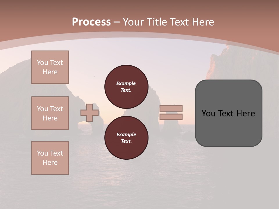 Arch Beach Formation PowerPoint Template
