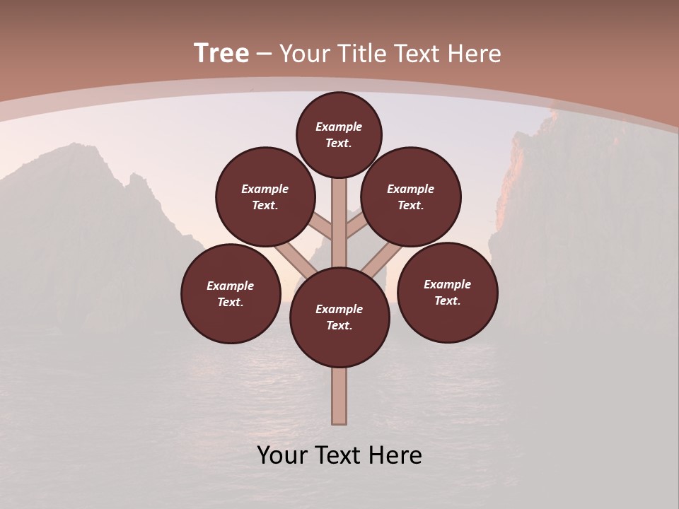 Arch Beach Formation PowerPoint Template