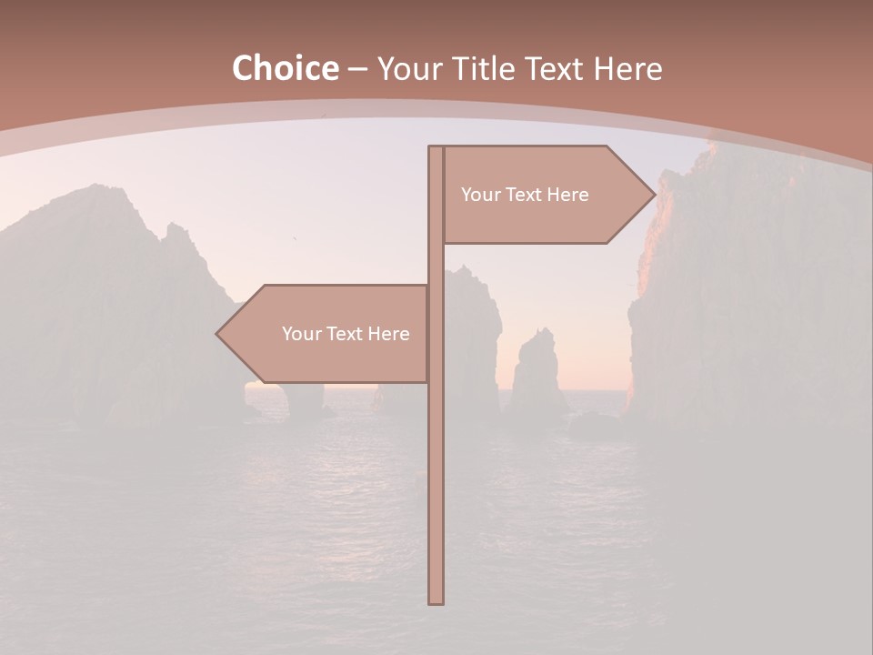 Arch Beach Formation PowerPoint Template