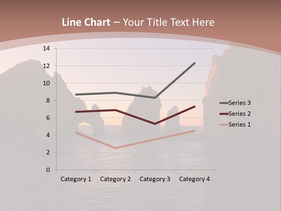 Arch Beach Formation PowerPoint Template