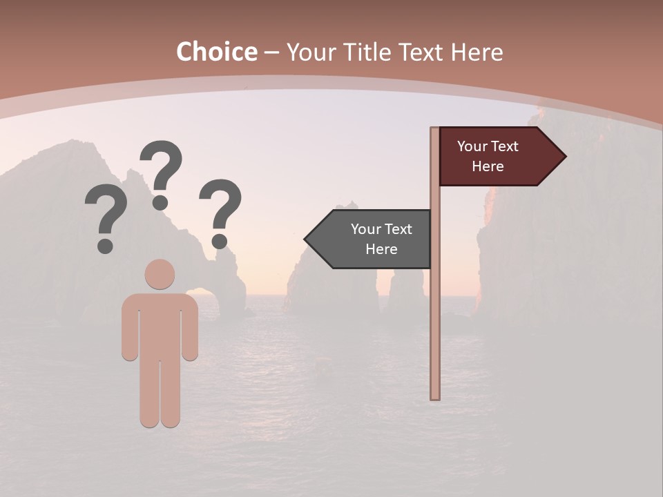 Arch Beach Formation PowerPoint Template