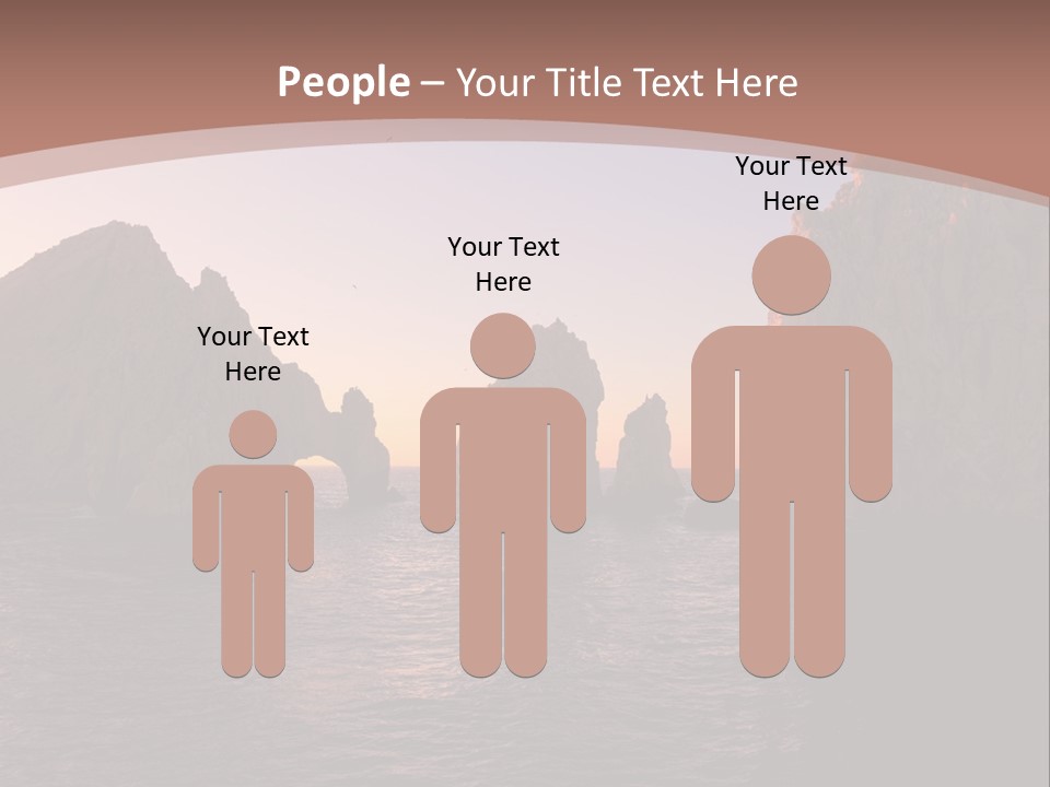 Arch Beach Formation PowerPoint Template