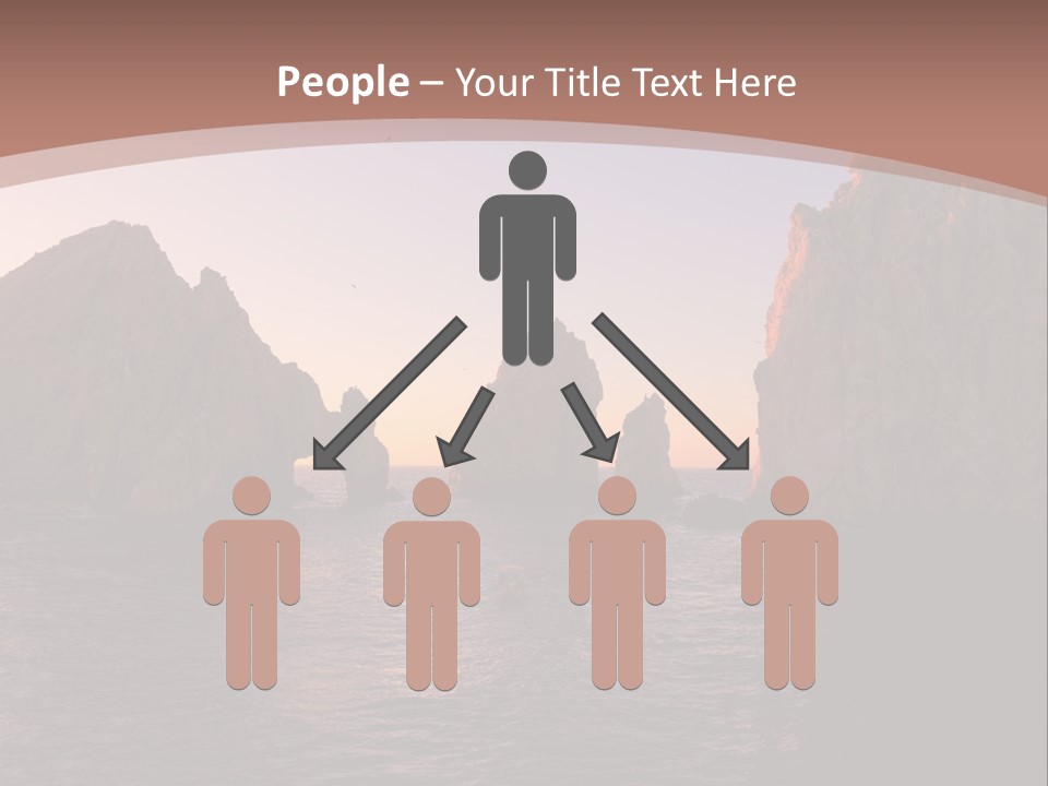 Arch Beach Formation PowerPoint Template